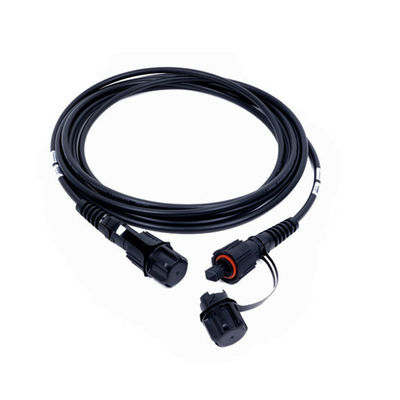 Outdoor 12 24 Cores ODVA MTP MPO Cables BBU Fan Out Fiber Optic Patch Cord Waterproof Connector
